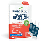 Wondercide Flea And Tick Dog Spot On Plant Powered Mosquito Repellent For Small Dogs Under 35 Pounds Three Tubes