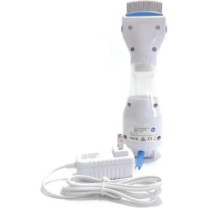 TubBek Pet Electric Lice Grabber Comb Multifunctional Physical Flea Removal Killer Brush For Cats And Dogs In Pink