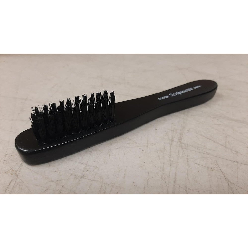 Pets First Scalpmaster Black Nylon Bristled Clipper Cleaning Brush 5.75 Inch Professional Barber Tool