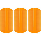 Gwozi Double Sided Flea Comb For Cats And Dogs Fine Tooth Grooming Brush Set For Pet Dandruff And Lice Removal 3 Pieces