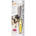 JW Pet Company GripSoft Flea Comb For Dogs And Cats Ergonomic Stainless Steel Metal Teeth Grooming Tool