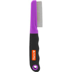 Hartz Groomer's Best Flea Comb For Dogs And Cats Fine Toothed Gentle Pet Grooming Tool For Detangling And Dematting Face And Paws