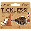 Tickless EcoPet Ultrasonic Tick And Flea Repellent Device For Dogs And Cats Brown Chemical Free Protection For Six Months All Sizes
