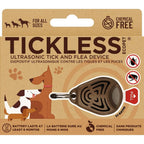 Tickless EcoPet Ultrasonic Tick And Flea Repellent Device For Dogs And Cats Brown Chemical Free Protection For Six Months All Sizes