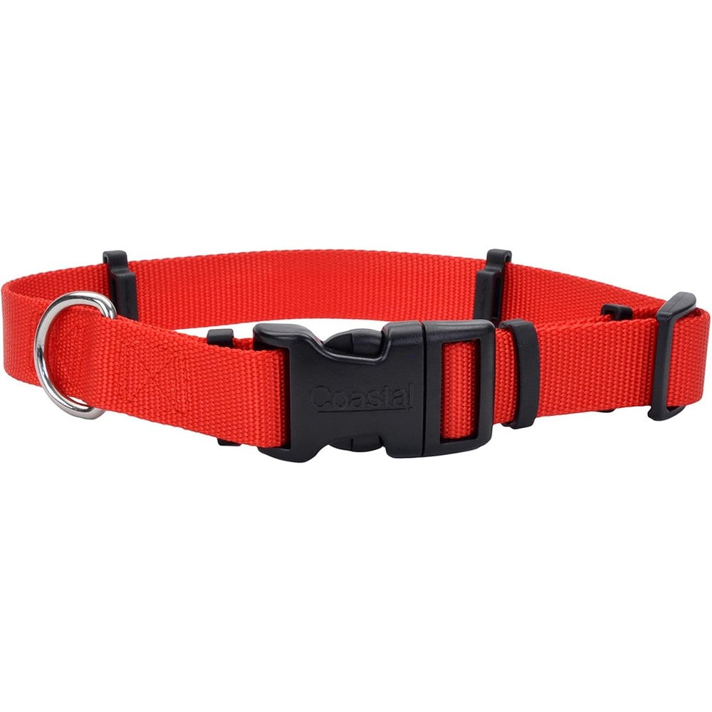 Coastal Pet SecureAway Collar Protector For Flea Collars Adjustable Protective Accessory For Dogs Red 1 Inch By 18 To 26 Inches