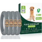 Woyamay 4 Pack Flea Collar For Dogs 32 Months Flea And Tick Prevention Adjustable Waterproof Grey Dog Treatment Collar