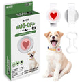 Kn Flax Aegis Bug Off Clip For Dogs Heart Shape Natural Flea Tick And Mosquito Repellent For 60 Days Made In Korea