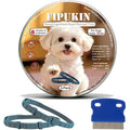 Fipukin Flea And Tick Collar For Small Dogs 2 Pack With 8 Month Waterproof Protection And Included Comb
