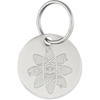 BioPower Pet Shield Natural Flea And Tick Repellent Collar Tag For Dogs And Cats Stainless Steel Pendant 12 Months Protection
