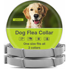 Monipgu Flea And Tick Prevention Collar For Dogs - 2 Count - Adjustable Waterproof Protection - 8 Months Duration