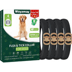 Woyamay 4 Pack Flea And Tick Prevention Collar For Dogs 32 Months Continuous Protection Adjustable Waterproof Pet Treatment