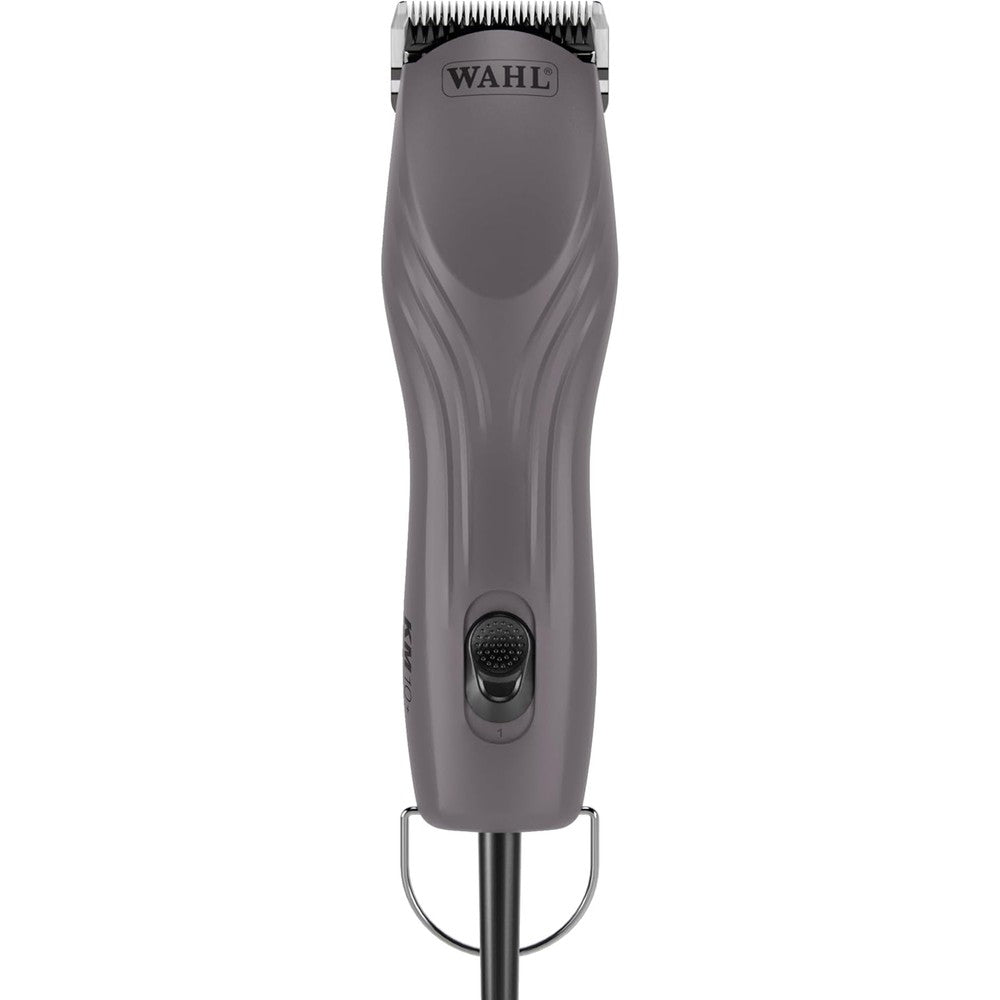 Wahl Professional Pro Animal KM10+ Corded Pet Clipper With Number 10 Prime Series Blade And Brushless Motor For Dogs Cats And Horses Purple