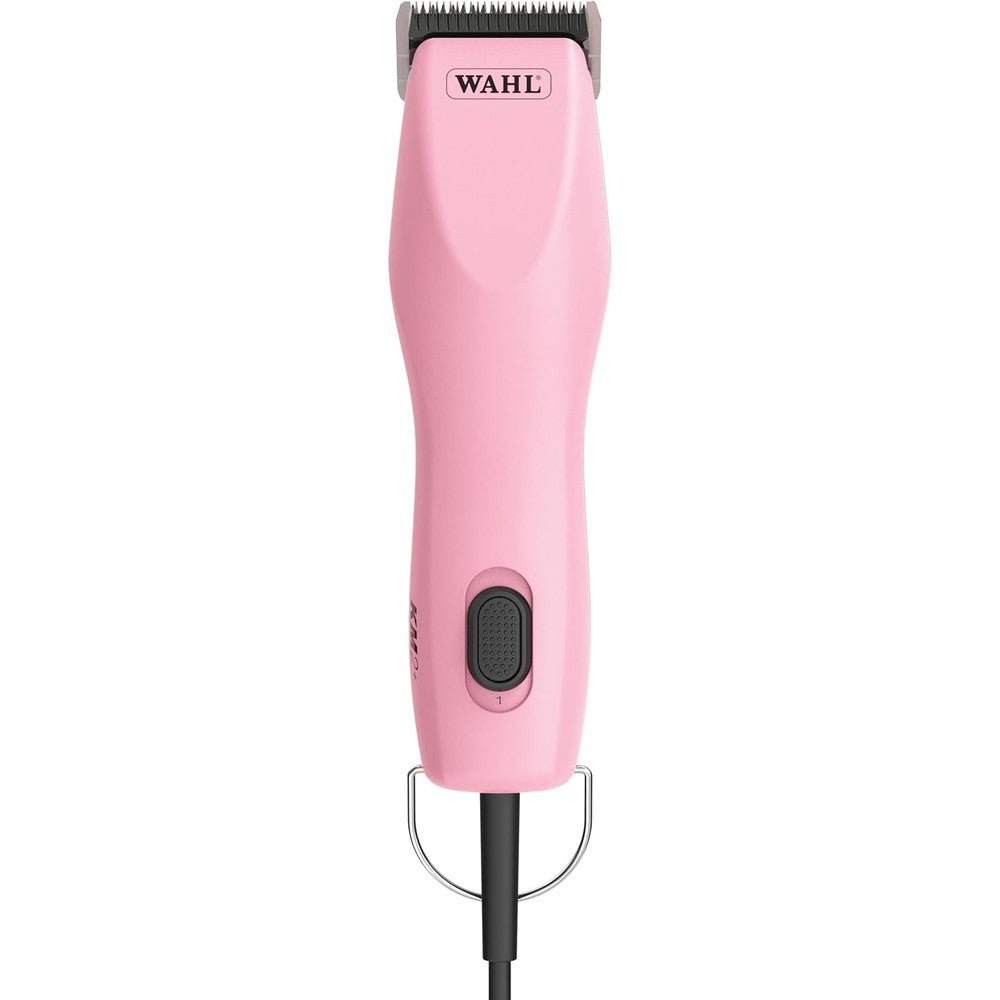 Wahl Pro Animal Thick Curly Coat Clipper Two Speed Professional Pet Grooming Kit For Dogs And Cats Corded Heavy Duty Hair Clipper In Pink