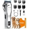 Oneisall Dog Clippers For Grooming Heavy Thick Hair Cordless Pet Grooming Kit Waterproof Dog Shaver With High Speed Motor Model PC18 Number 1 Count