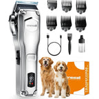 Oneisall Dog Clippers For Grooming Heavy Thick Hair Cordless Pet Grooming Kit Waterproof Dog Shaver With High Speed Motor Model PC18 Number 1 Count