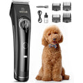 Oneisall Heavy Duty Dog Grooming Clippers Kit For Thick Coats And Matted Hair Cordless Rechargeable Pet Shaver For Doodles Poodles Model CP-9050
