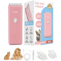 Tawiijou Low Noise Pet Clippers For Dog Hair Grooming Rechargeable Cordless Cat Shaver With Ceramic Blade And Two Guide Combs