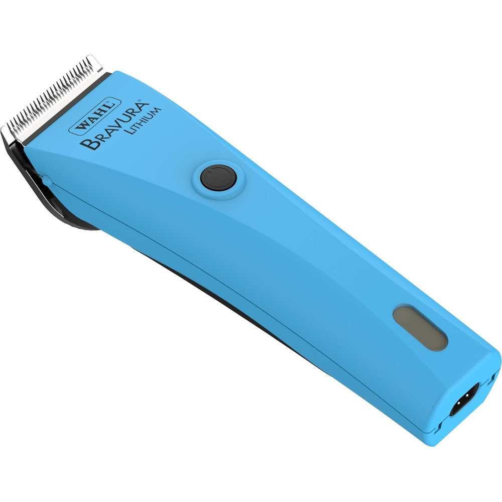 Wahl Professional Animal Bravura Lithium Ion Corded And Cordless Pet Clipper Kit For Dogs Cats And Horses Turquoise Number 41870-0438