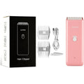Tileon Dog Clippers Quiet Washable USB Rechargeable Cordless Dog Grooming Kit Electric Pet Hair Trimmer Shaver Shears For Dogs And Cats Pink