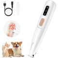 Mcbazel Pet Micro Precision Trimmer Waterproof And Rechargeable Cordless Pet Hair Shaver With LED Light For Paws Eyes Ears Face And Buttocks