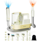 PETGUGU M1 PRO Dog Grooming Vacuum Cleaner and Dryer Kit with Seven in One Clipper and Two Point Five Litre Dust Cup