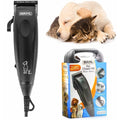 Wahl Basic Series Corded Pet Grooming Clipper Kit For Dogs And Pets With High Carbon Steel Fur Feeding Blades 10 Piece Set