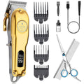 Yucca Dog Grooming Clippers For Thick Heavy Coats Professional Cordless Rechargeable Low Noise Animal Trimmer Kit With Stainless Steel Blades