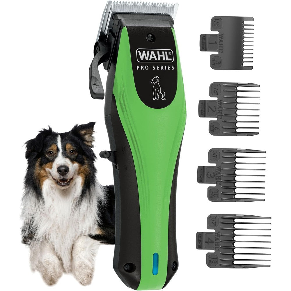 Wahl Pro Series Lithium Ion Cordless Dog Grooming Kit Rechargeable Heavy Duty Pet Hair Clippers For Thick Coats Model Number 3025854