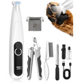 IREDOON Dog Paw Trimmer And Pet Precision Grooming Kit With Smart LED Display Whisper Quiet Low Noise Cordless Electric Clipper Set For Dogs And Cats