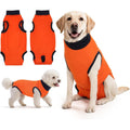 Avont Dog Surgery Recovery Suit Anti Licking Surgical Bodysuit For Spay And Neuter Alternative Orange Large Size
