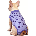 Ceseonce Dog Surgery Recovery Suit After Spay And Neuter Breathable Anti Licking Post Operative Pet Onesie With Pee Hole Polka Dot Medium