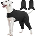 Kuoser Dog Surgery Suit For Back Legs And Abdomen Wounds Breathable Pet Recovery Onesie With Rear Leg Sleeves For Spay Neuter Healing Size Extra Small