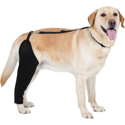 Barkless Single Dog Rear Leg Recovery Sleeve To Stop Licking Breathable Hind Leg Wound Protective Suit Alternative To Cone Collar Extra Large