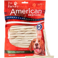 Pet Factory American Beefhide 5 Inch Twist Sticks Natural Rawhide Dental Chews For Small To Medium Dogs 1 Pound Pack