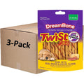 DreamBone Twist Sticks With Real Bacon And Cheese Flavor Rawhide-Free Dog Chews 50 Count Pack Of 3 Total 150 Sticks