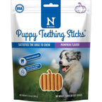 N-Bone Puppy Teething Sticks Pumpkin Flavor For Dental Health And Teething Relief 3.74 Ounce Bag