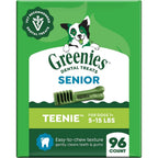 Greenies Senior Aging Care Dental Treats For Teenie Dogs 7 Years Plus 5 To 15 Pounds 96 Count Pack