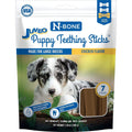 N-Bone Jumbo Puppy Teething Sticks Chicken Flavor For Large Breed Puppies 7.28 Ounce Bag