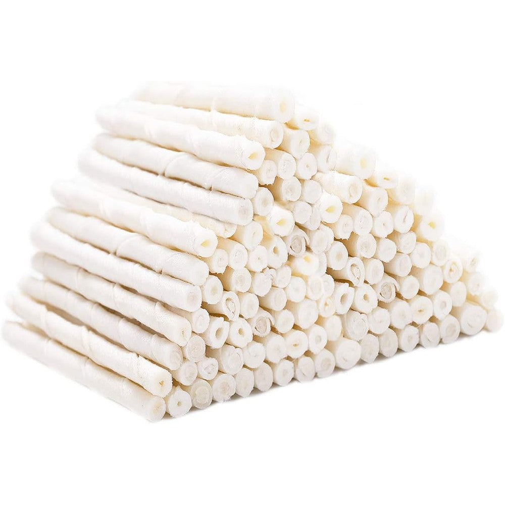 Mon2sun Dog Rawhide Twist Sticks Natural Chews For Puppies And Small Dogs 120 Count
