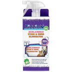 Fizzion Extra Strength Pet Stain And Odor Remover 23 Fluid Ounce Empty Spray Bottle With 2 Refills