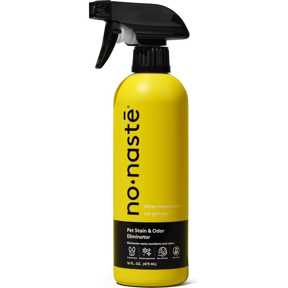 Nonaste Pet Stain And Odor Eliminator Spray Enzyme Cleaner For Dogs And Cats Messes On Carpets And Upholstery 16 Fluid Ounces