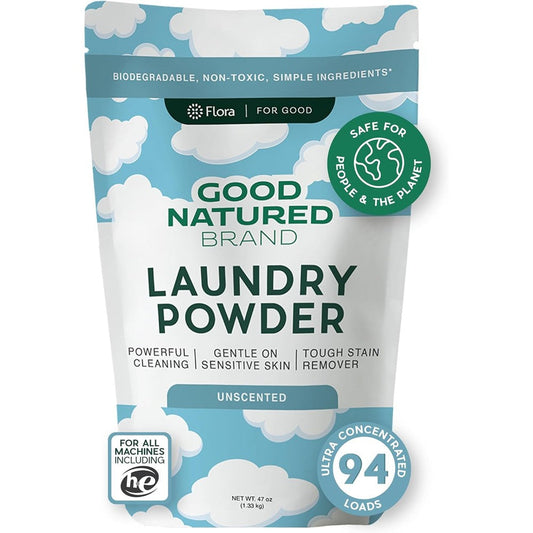 Good Natured Brand Pet Stain And Odor Remover For Laundry Unscented Hypoallergenic Powder 47 Ounce 94 Loads