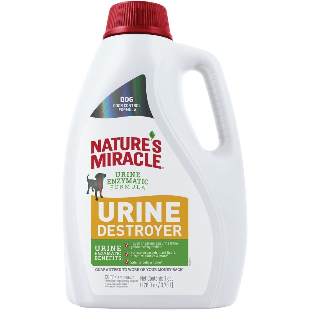 Nature's Miracle Dog Urine Destroyer Stain Remover And Odor Control Enzymatic Formula 64 Fluid Ounce