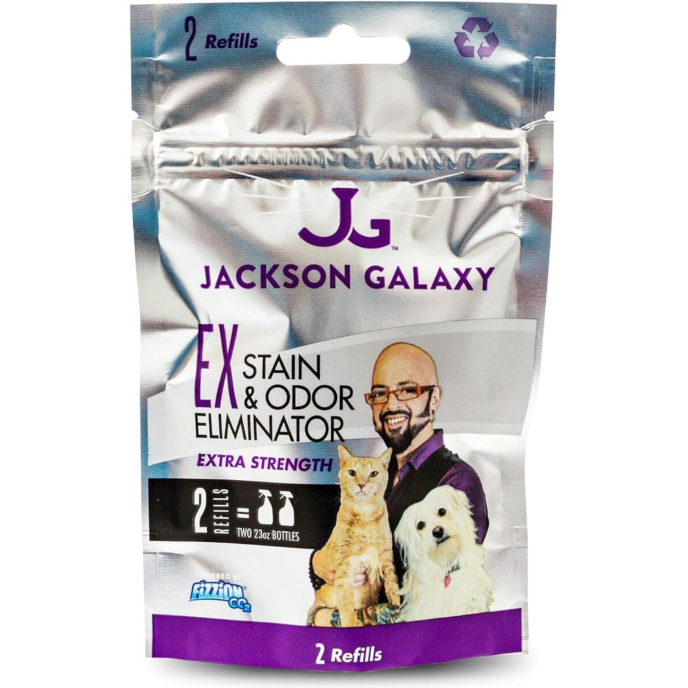 Jackson Galaxy Ex Stain And Odor Eliminator Pet Urine Remover Refill Tablets For Two Full Solutions Non Toxic Carbon Dioxide Formula
