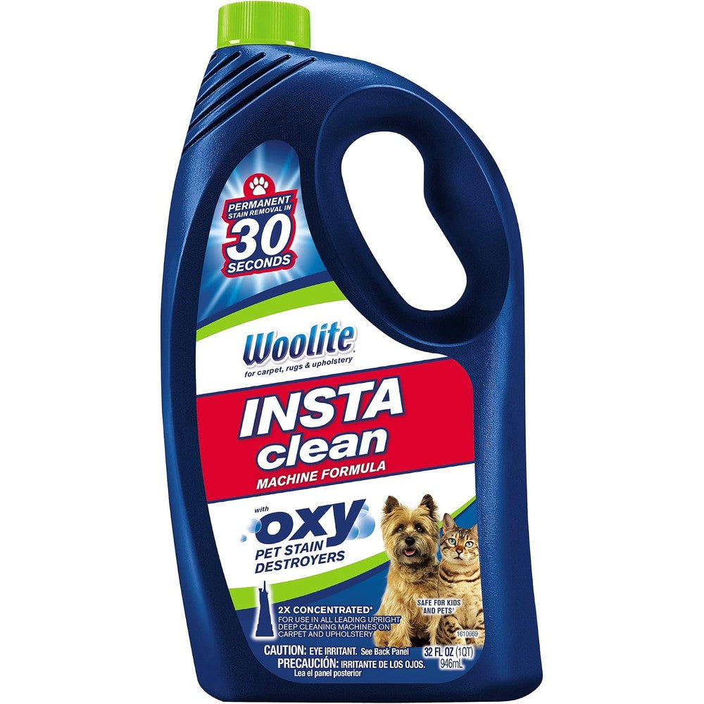 Bissell Woolite InstaClean Pet Full Size Machine Carpet Cleaner Formula 32 Fluid Ounces