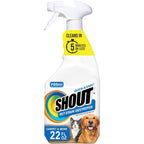 Shout Pet Stain Remover Spray Color Safe Multisurface And Carpet Cleaner Solution For Dog And Cat Urine Feces Vomit And Mud 22 Fluid Ounce
