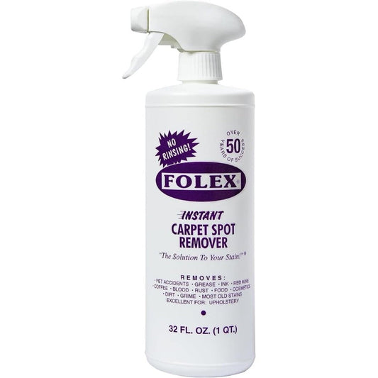 Folex Instant Pet Stain And Odor Eliminator Non Toxic Carpet Spot Remover 32 Fluid Ounce