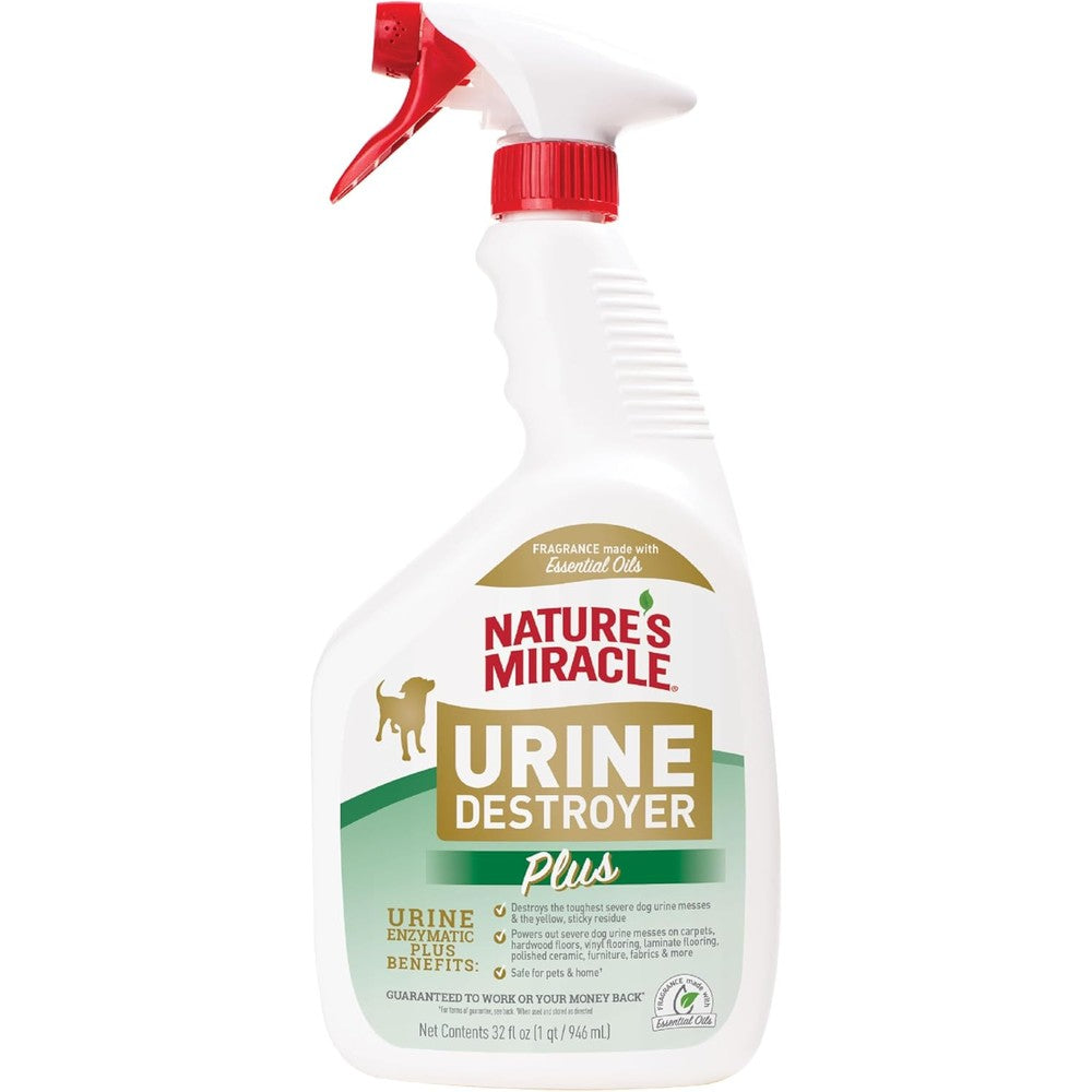 Nature's Miracle Urine Destroyer Plus For Dogs Enzymatic Stain And Odour Eliminator 946 Milliliters