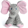 DODODOLA Dog Toys Cute Squeaky Elephant Plush Stuffed Animal Toy With Crinkle Paper For Small Medium Large Dogs