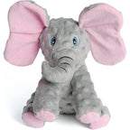 DODODOLA Dog Toys Cute Squeaky Elephant Plush Stuffed Animal Toy With Crinkle Paper For Small Medium Large Dogs